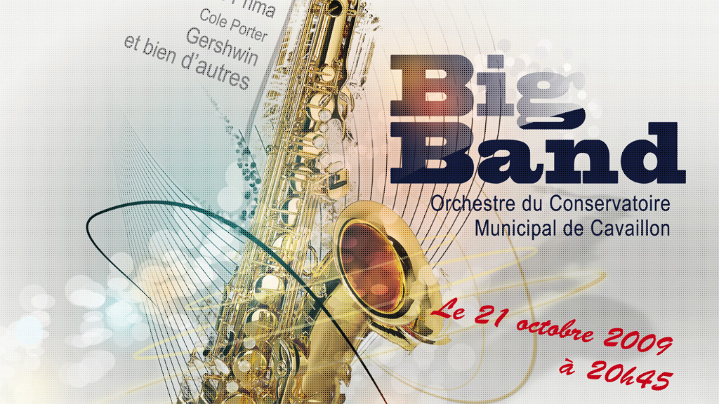 Affiche de Jazz BigBand